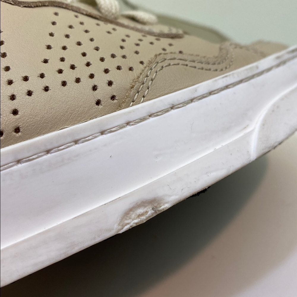 P448 Sneaker Low Top Lace Up Tan & Rose Gold EU 38 - Picture 6 of 11